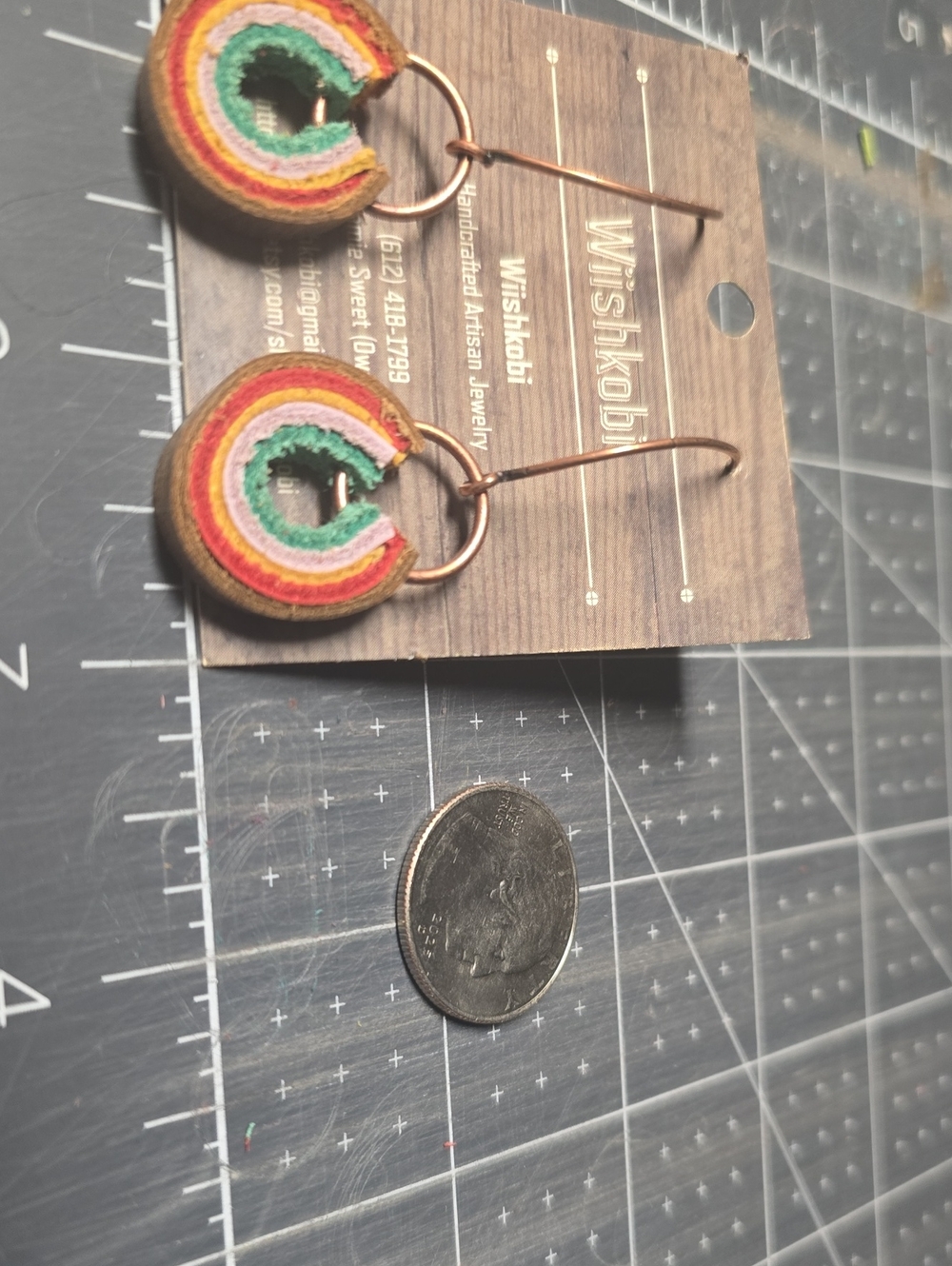 Rainbow Layered Hoop Earrings - Multicolor